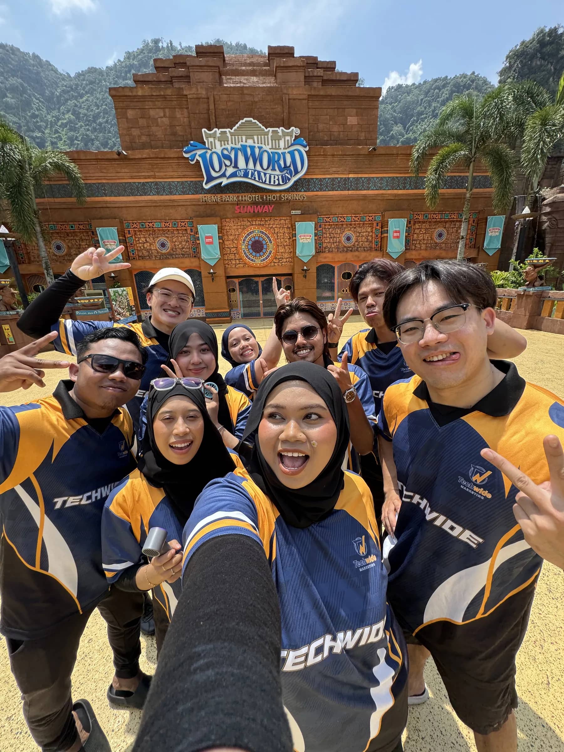 Team selfie at Lost World of Tambun